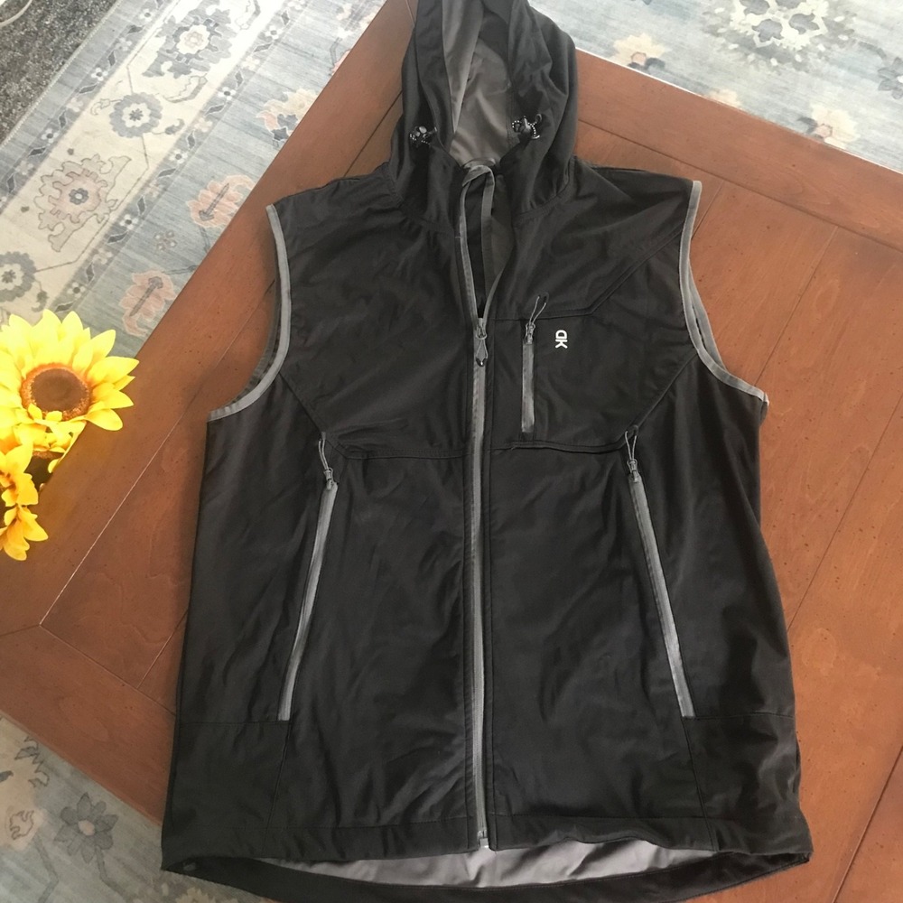Little Donkey Andy Men's Lightweight Softshell Vest, Windproof Sleeveless LARGE